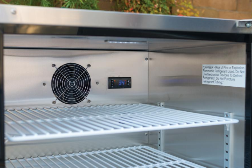 Premium Outdoor Rated 4.9 cu. ft. Stainless Steel Fridge Series II SKU: 13700 - Image 2