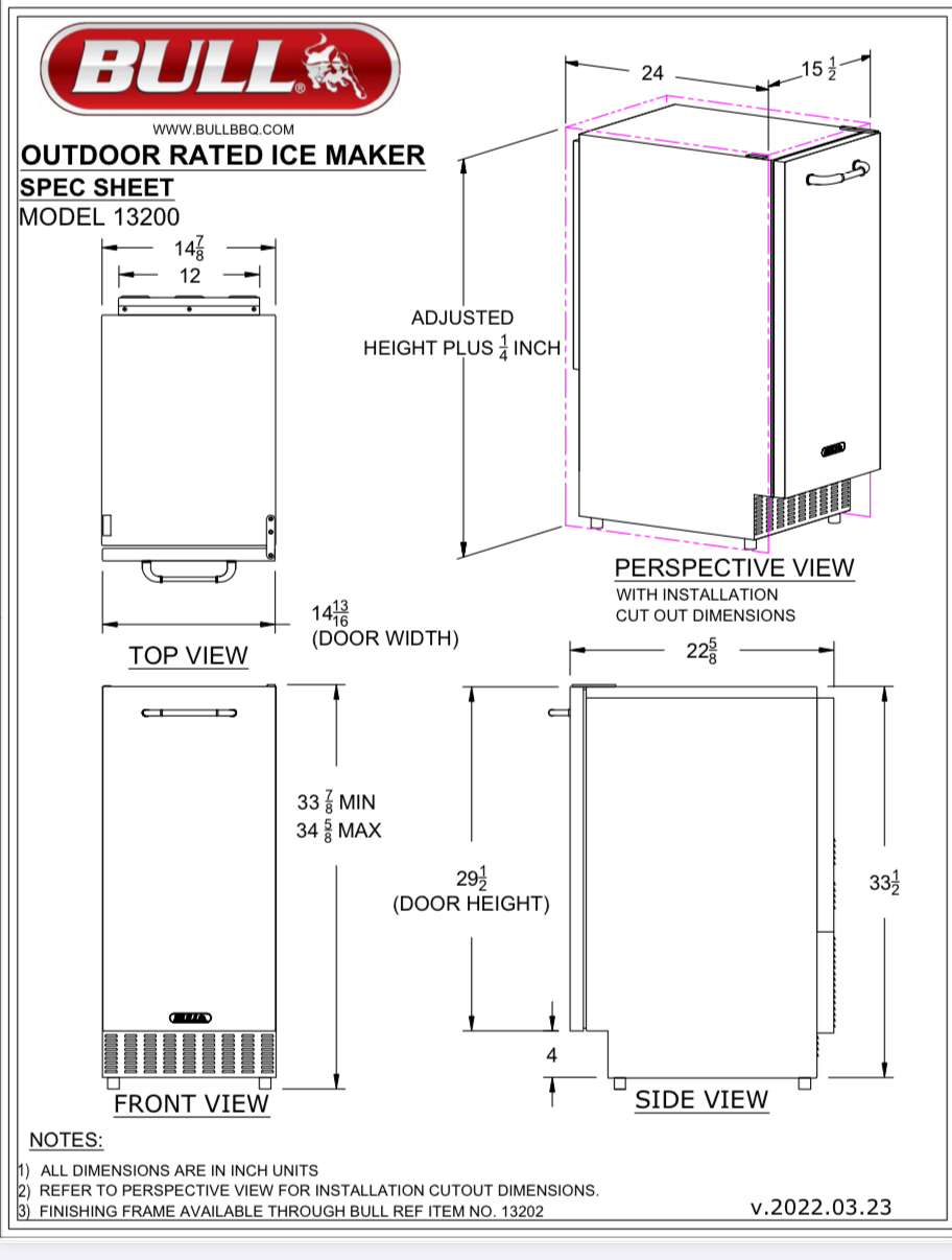 Pro Ice Maker 62 lbs. SKU: 13200 - Image 4